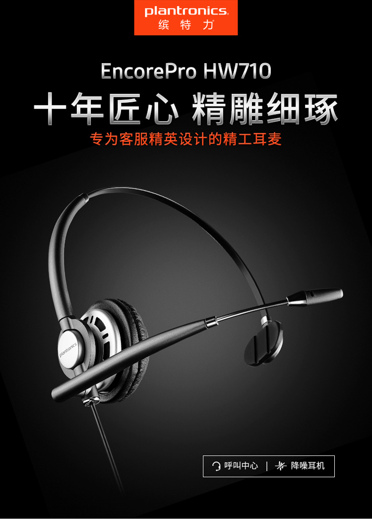 Poly EncorePro 700客服中心耳机 Poly EncorePro 700客服中心耳机