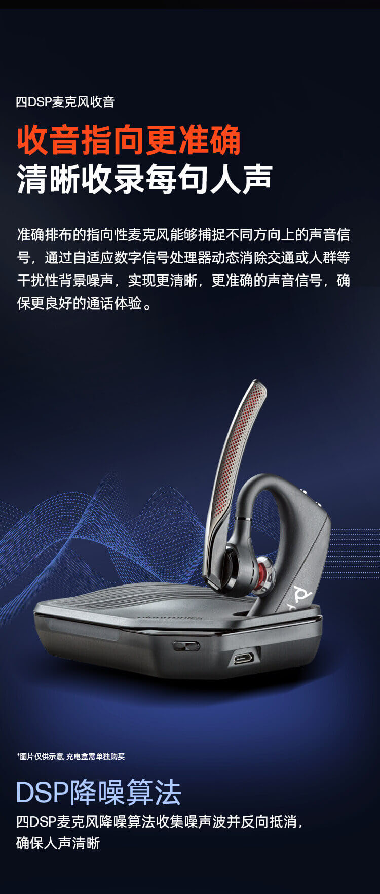 Poly Voyager 5200单声道蓝牙耳机 Poly Voyager 5200单声道蓝牙耳机